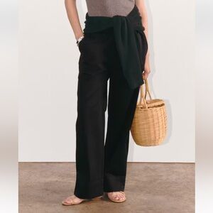 Everlane Black Wide Leg Pants
